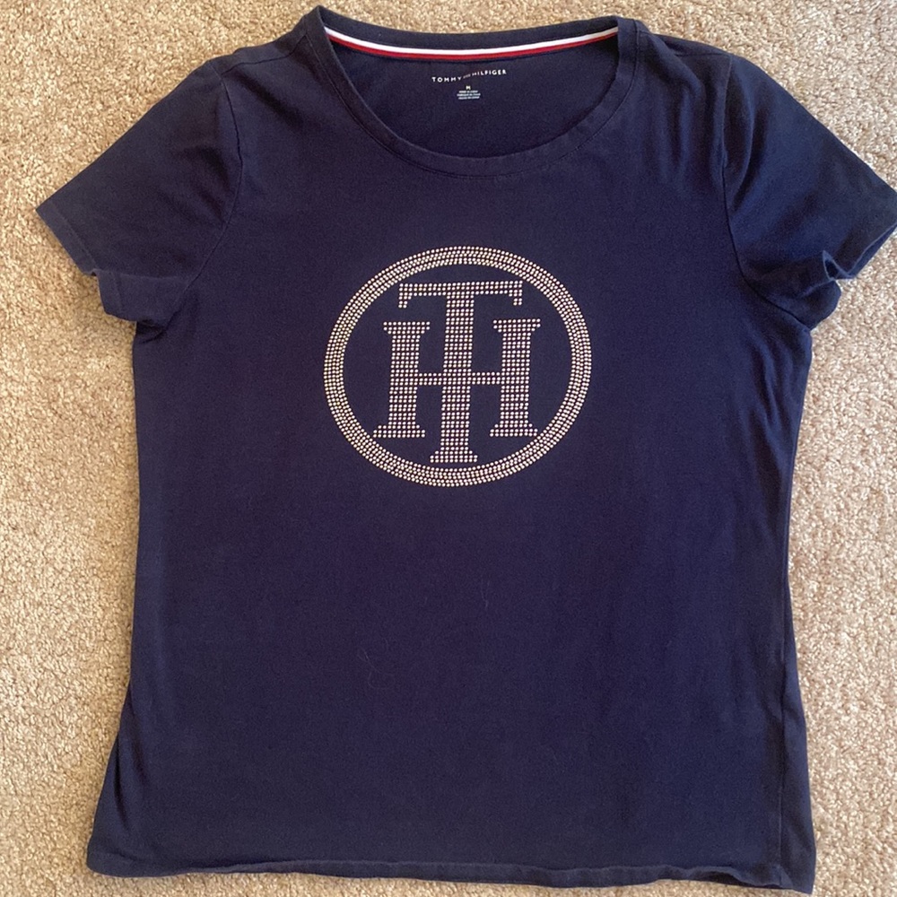 Tommy Hilfiger embellished T-shirt.